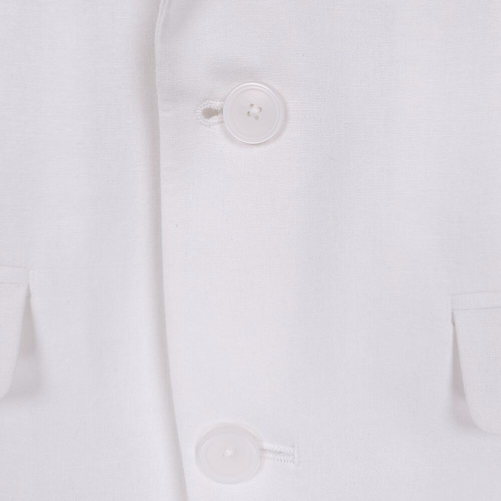 Bar III Mens Slim Fit Sport Coat Blazer 36S White Solid Linen Cotton Blend NWT - Picture 6 of 16
